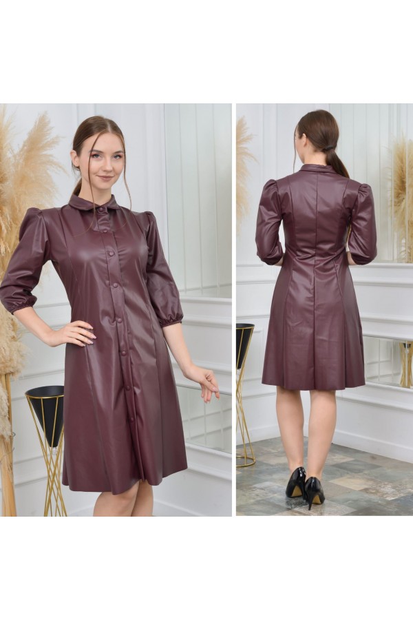 111214 burgundy DRESS