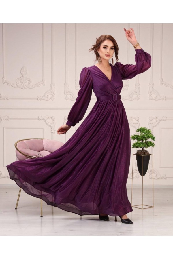 113179 purple Evening dress