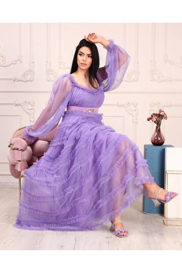 113195 lilac Evening dress