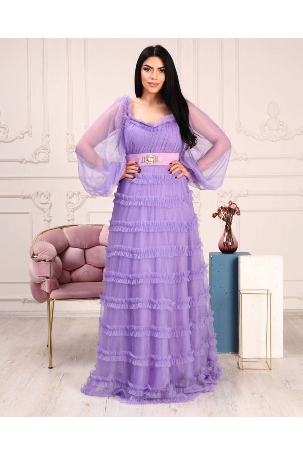 113195 lilac Evening dress