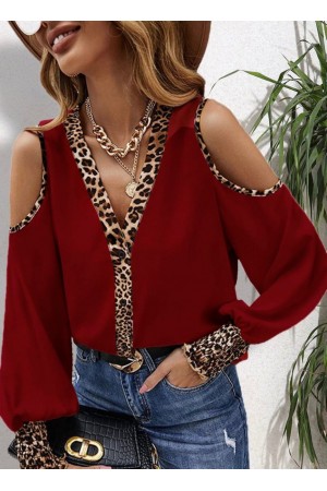 113437 red BLOUSE