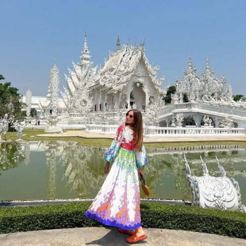 113474 TOPTAN DESENLİ ELBİSE toptan bayan giyim