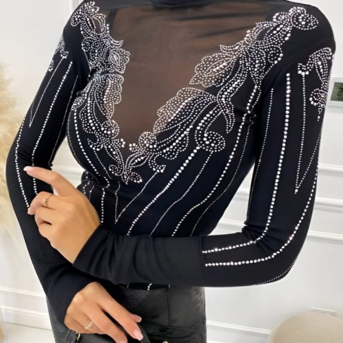 113576 TOPTAN SİYAH BLUZ 113576 TOPTAN SİYAH BLUZ toptan bayan giyim