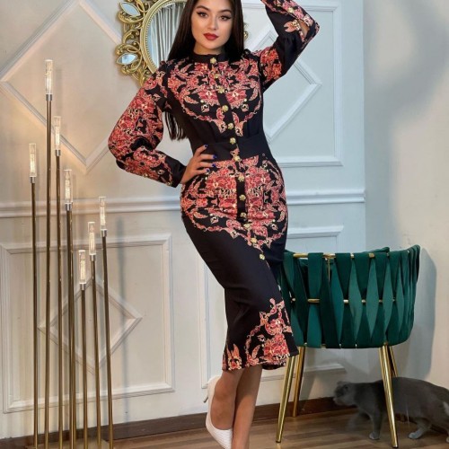 113592 TOPTAN SİYAH ELBİSE toptan bayan giyim