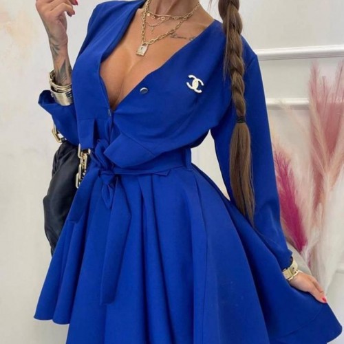 113635 TOPTAN SAKS ELBİSE 113635 TOPTAN SAKS ELBİSE toptan bayan giyim