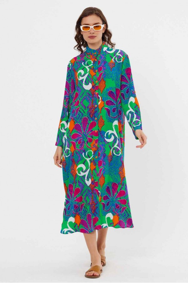 113906 patterned DRESS