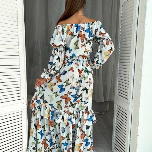 113948 TOPTAN DESENLİ ETEK TAKIM toptan bayan giyim