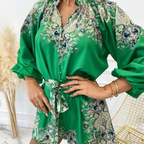 113965 TOPTAN DESENLİ ŞORT TAKIM toptan bayan giyim