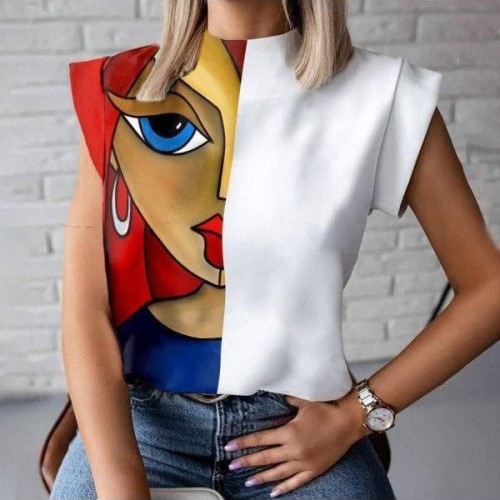 114057 TOPTAN BEYAZ BLUZ toptan bayan giyim