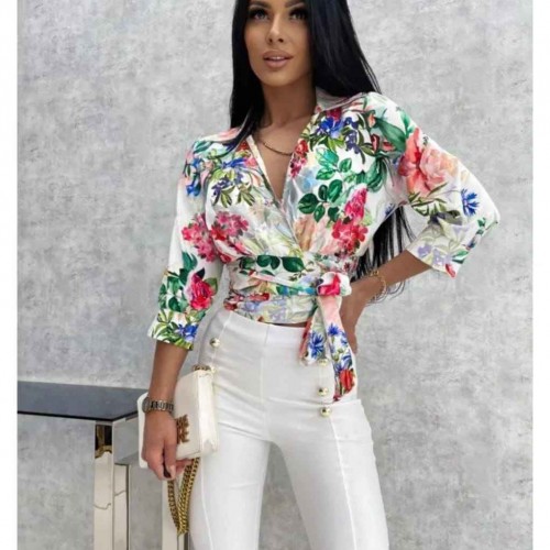 114416 TOPTAN DESENLİ BLUZ 114416 TOPTAN DESENLİ BLUZ toptan bayan giyim