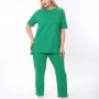 114574 TOPTAN YEŞİL EŞOFMAN TAKIM toptan bayan giyim