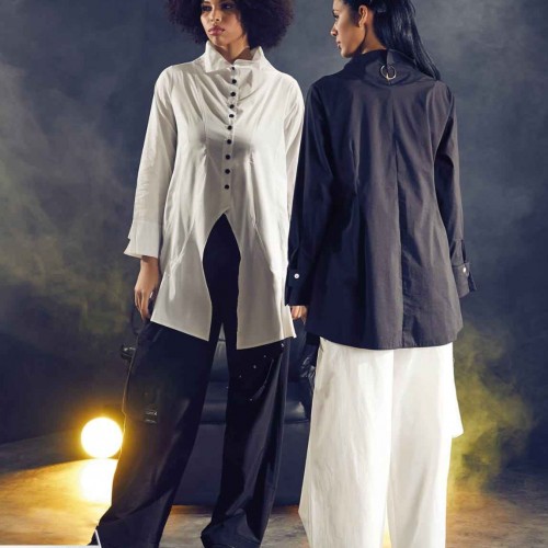 114650 TOPTAN BEYAZ GÖMLEK toptan bayan giyim