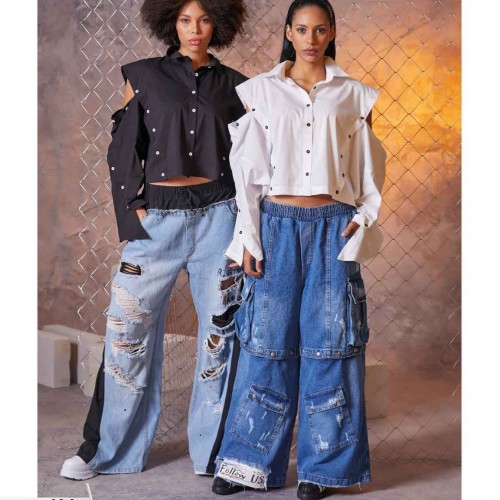 114784 TOPTAN SİYAH GÖMLEK toptan bayan giyim