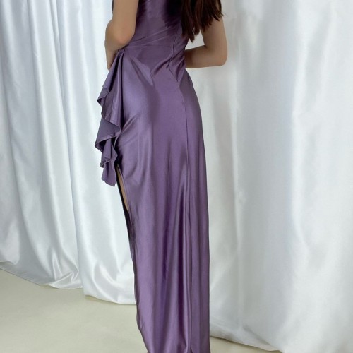 116029 TOPTAN LİLA ABİYE toptan bayan giyim