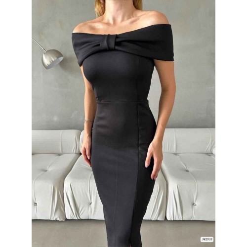 116061 black Evening dress