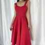 116076 TOPTAN KIRMIZI ELBİSE 116076 TOPTAN KIRMIZI ELBİSE toptan bayan giyim