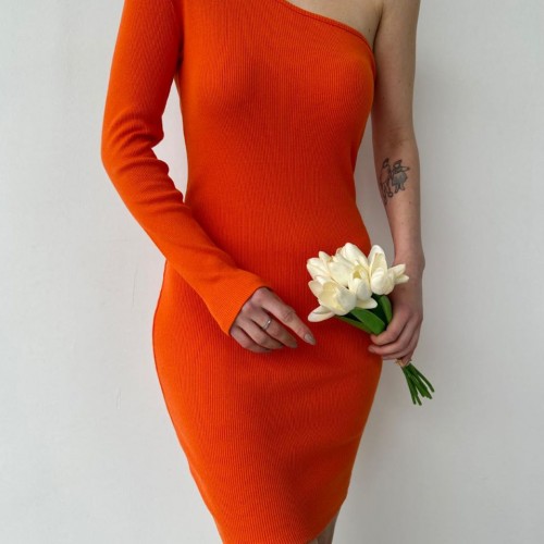 116137 TOPTAN ORANGE ELBİSE 116137 TOPTAN ORANGE ELBİSE toptan bayan giyim