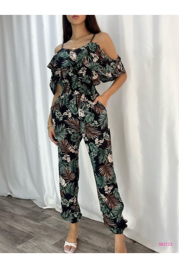 116164 patterned OVERALLS