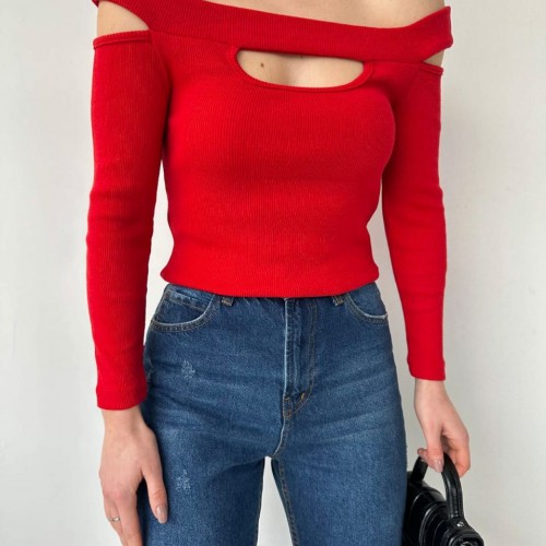 116193 TOPTAN KIRMIZI BLUZ 116193 TOPTAN KIRMIZI BLUZ toptan bayan giyim