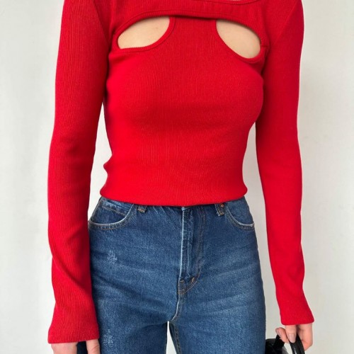 116221 TOPTAN KIRMIZI BLUZ 116221 TOPTAN KIRMIZI BLUZ toptan bayan giyim