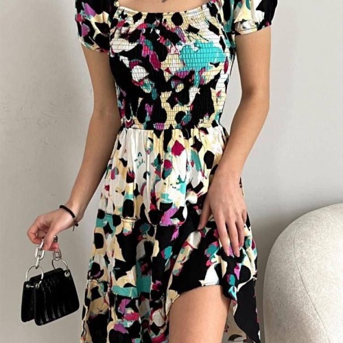 116268 TOPTAN DESENLİ ELBİSE 116268 TOPTAN DESENLİ ELBİSE toptan bayan giyim