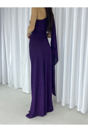 116278 фіолетовий Вечірня сукня