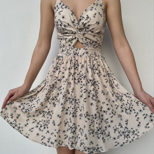 116299 TOPTAN DESENLİ ELBİSE toptan bayan giyim