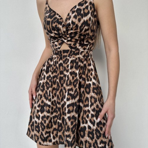 116309 TOPTAN DESENLİ ELBİSE toptan bayan giyim