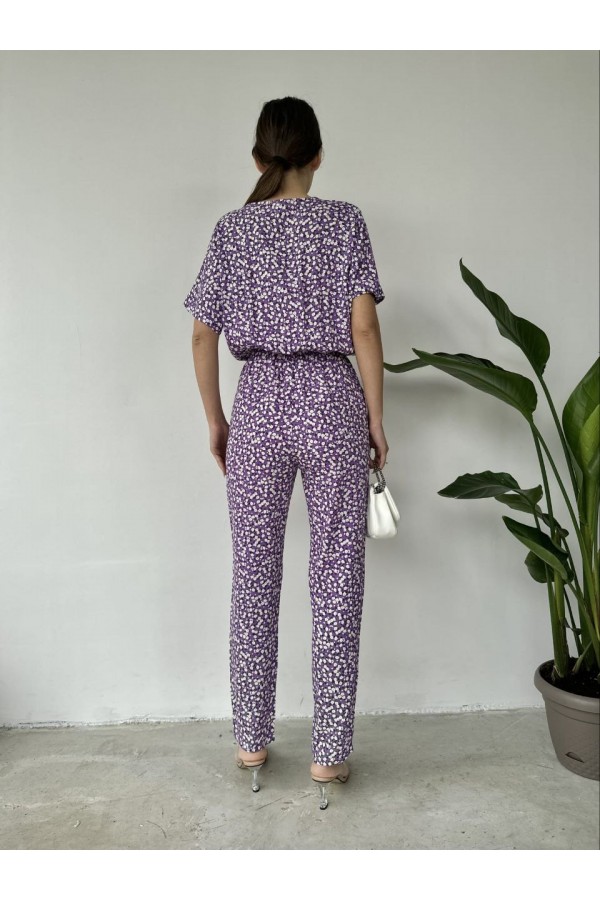 116315 patterned OVERALLS