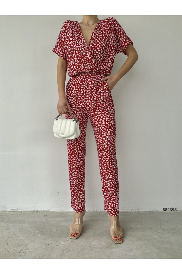 116317 patterned OVERALLS