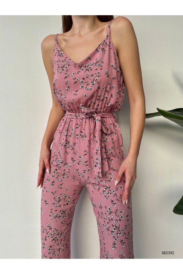 116324 patterned OVERALLS