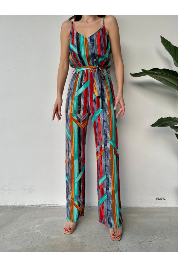 116325 patterned OVERALLS