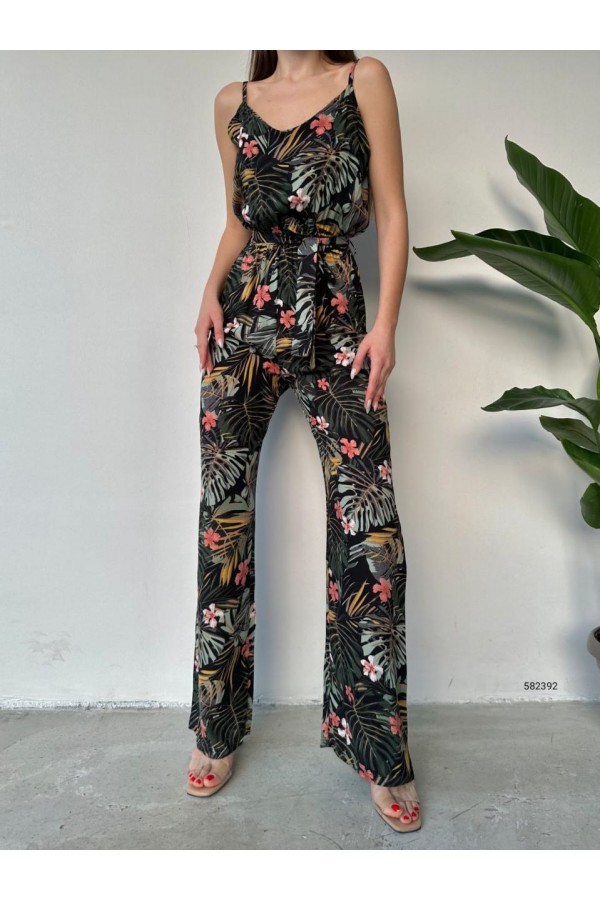 116326 patterned OVERALLS