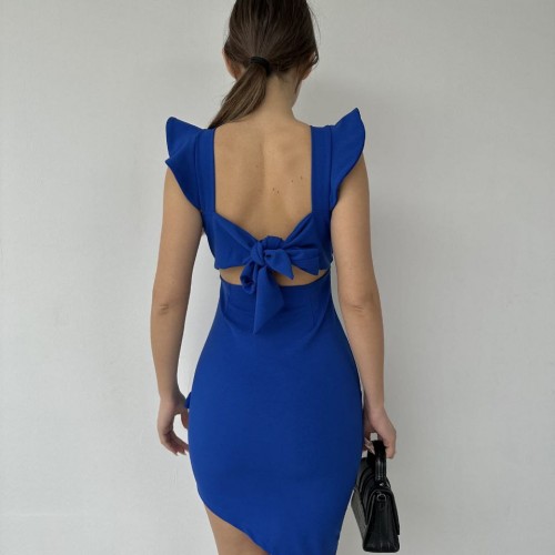 116332 TOPTAN SAKS ELBİSE toptan bayan giyim