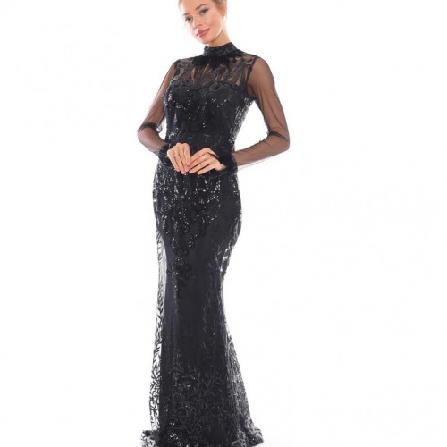 116505 TOPTAN SİYAH ABİYE toptan bayan giyim