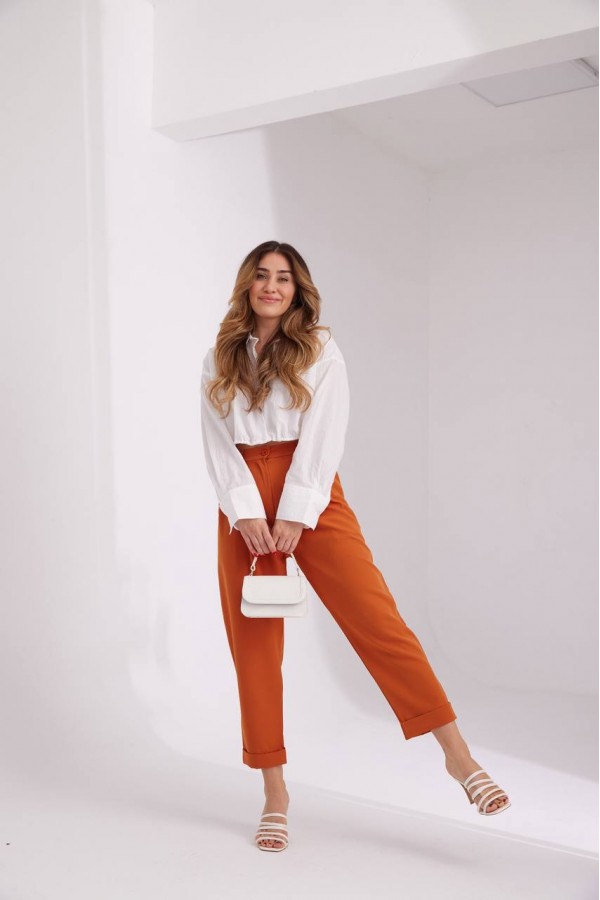 116982 tile TROUSERS