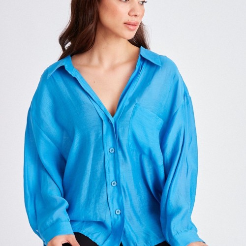 117048 TOPTAN MAVİ GÖMLEK 117048 TOPTAN MAVİ GÖMLEK toptan bayan giyim