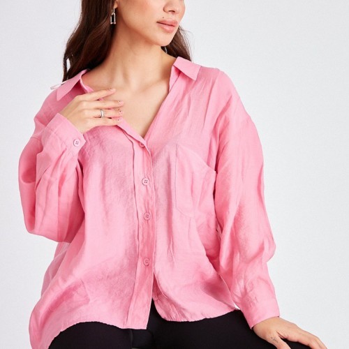 117053 TOPTAN PEMBE GÖMLEK 117053 TOPTAN PEMBE GÖMLEK toptan bayan giyim