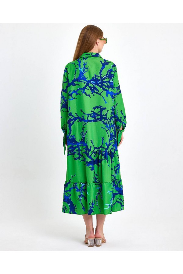 117105 patterned DRESS