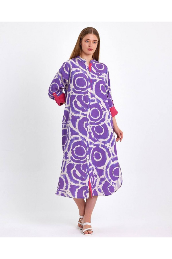 117113 patterned DRESS