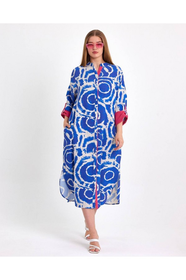 117117 patterned DRESS