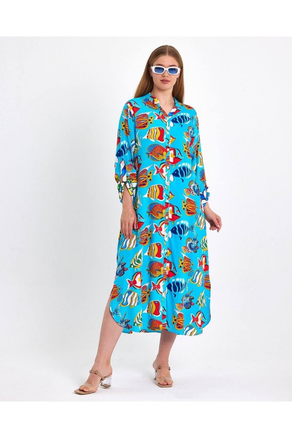 117141 patterned DRESS