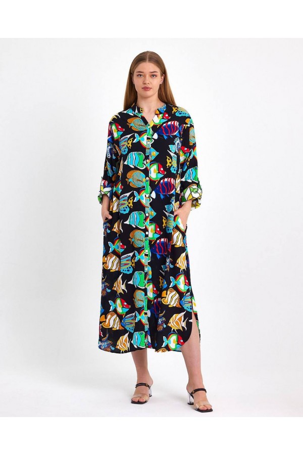 117142 patterned DRESS