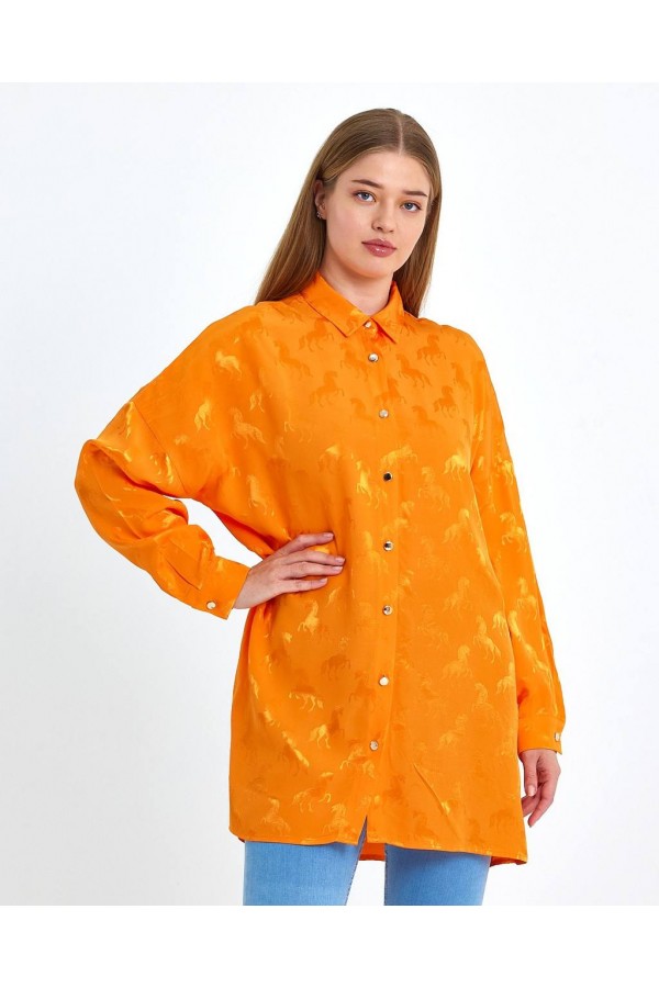117172 البرتقالي قميص