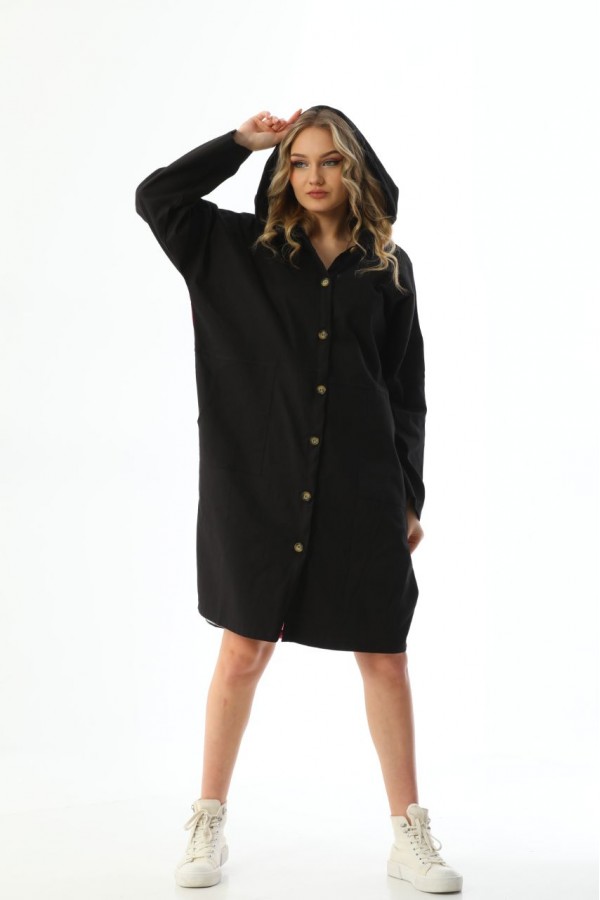 117298 patterned TRENCH COAT