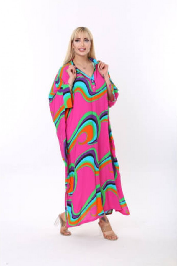 117619 patterned DRESS