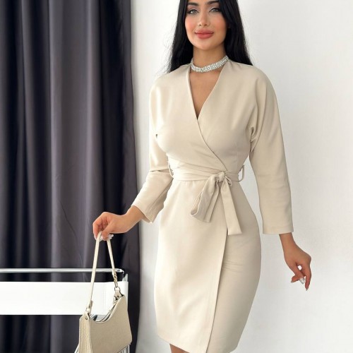 117884 TOPTAN BEJ ELBİSE toptan bayan giyim