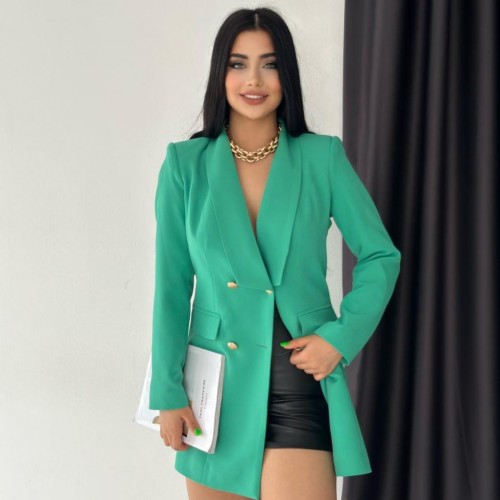 117898 TOPTAN YEŞİL CEKET toptan bayan giyim