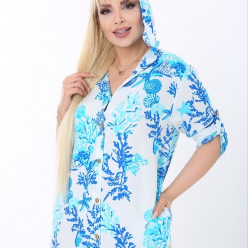 118191 TOPTAN DESENLİ ELBİSE toptan bayan giyim