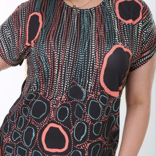 118192 TOPTAN DESENLİ BLUZ toptan bayan giyim